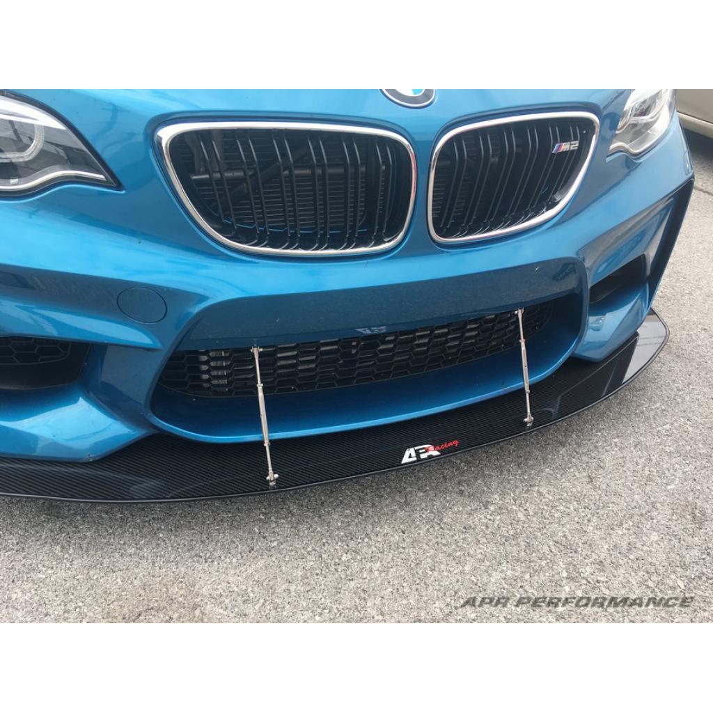 BMW F87 M2 Stock Bumper Carbon Fiber Front Wind Splitter | House of Apex - House of Apex
