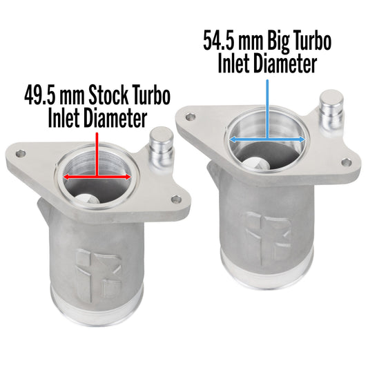 OVERTAKE Aluminum BIG TURBO Inlet - Subaru 2022-2026 WRX