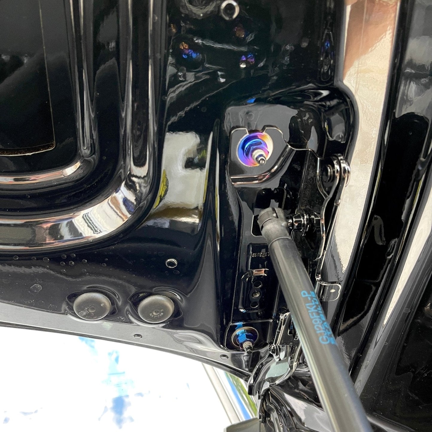 JDC Titanium Engine Bay Dress-Up Hardware Kit | A90 Toyota Supra | House of Apex - House of Apex