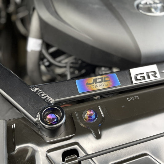 JDC Titanium Engine Bay Dress-Up Hardware Kit | A90 Toyota Supra | House of Apex - House of Apex