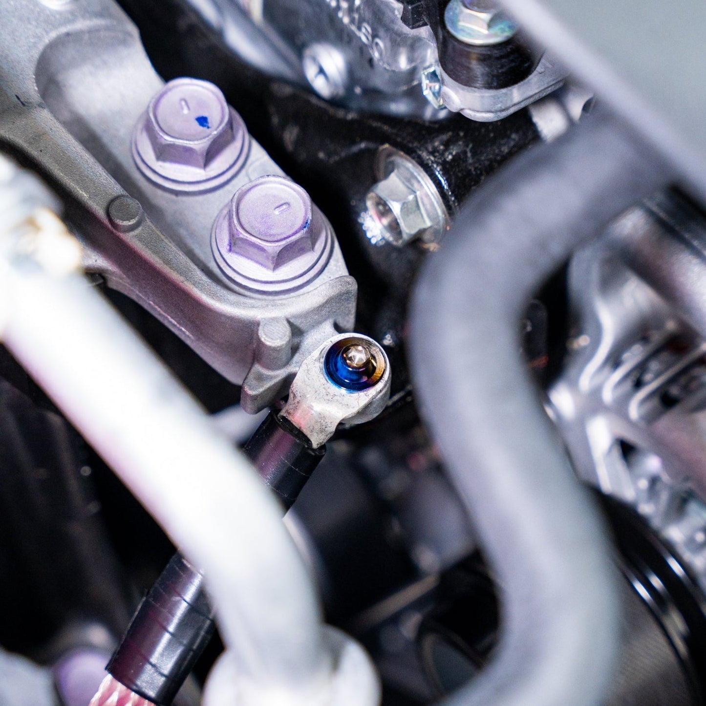 JDC Titanium Engine Bay Dress-Up Hardware Kit | 2023+ GR Corolla