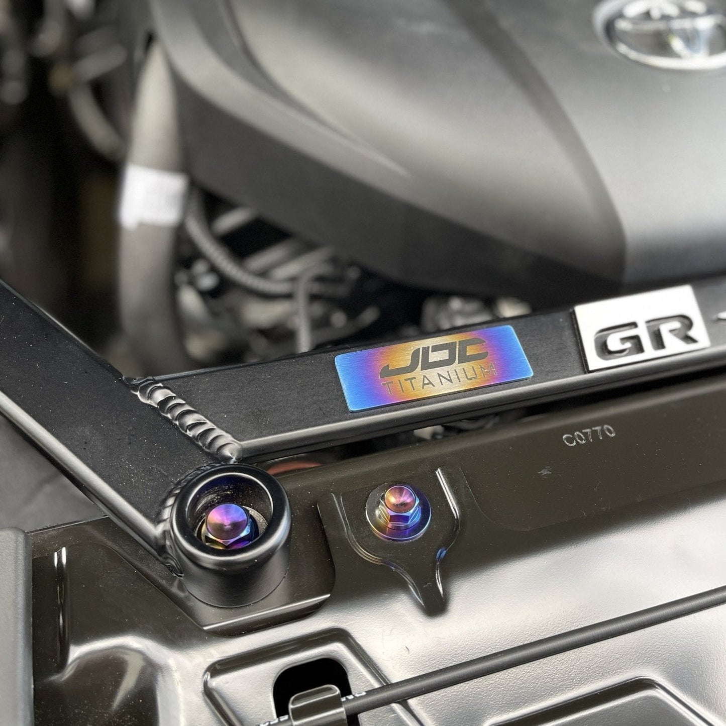 JDC Titanium Front Strut Brace Hardware Kit | A90 Toyota Supra | House of Apex - House of Apex