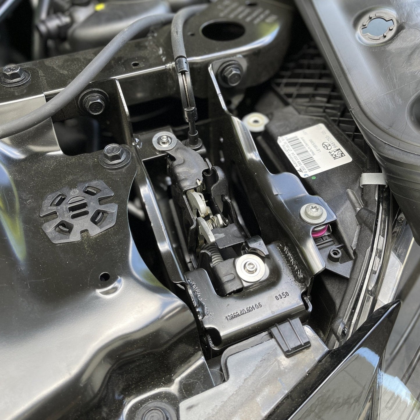 JDC Titanium Hood Latch Mechanism Hardware Kit | A90 Toyota Supra | House of Apex - House of Apex