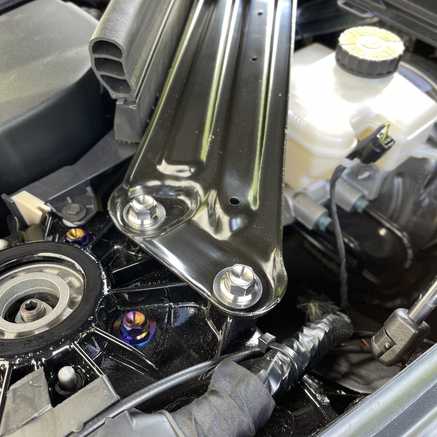JDC Titanium Rear Strut Brace Hardware Kit | A90 Toyota Supra | House of Apex - House of Apex