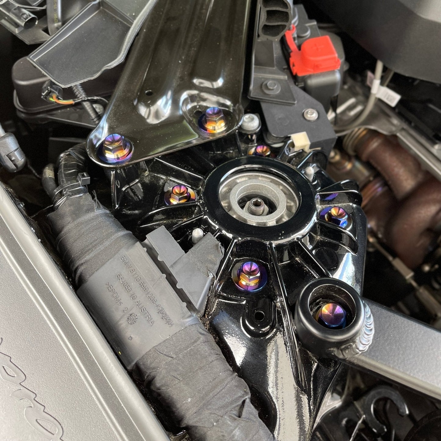 JDC Titanium Strut Tower Hardware Kit | A90 Toyota Supra | House of Apex - House of Apex