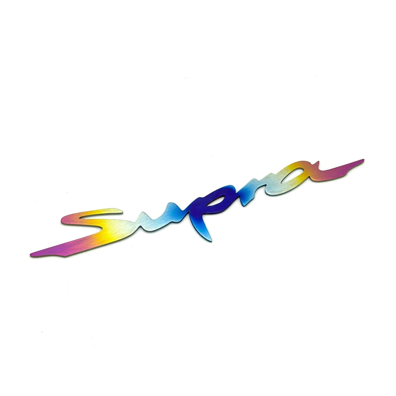 JDC Titanium "Supra" Badge | A90 Toyota Supra | House of Apex - House of Apex