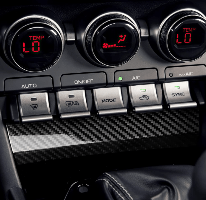 GR86/BRZ Carbon Fiber Lower AC Button Cover