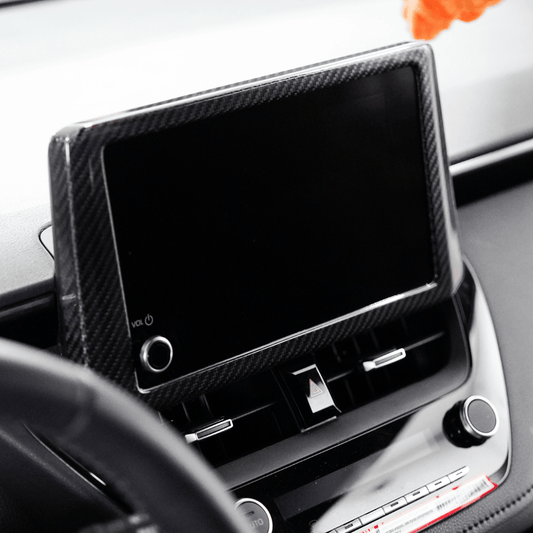Toyota GR Corolla Carbon Fiber Screen Bezel Cover