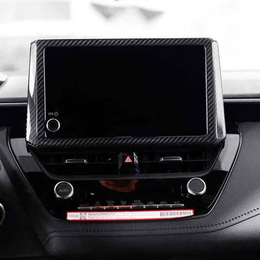 Toyota GR Corolla Carbon Fiber Screen Bezel Cover