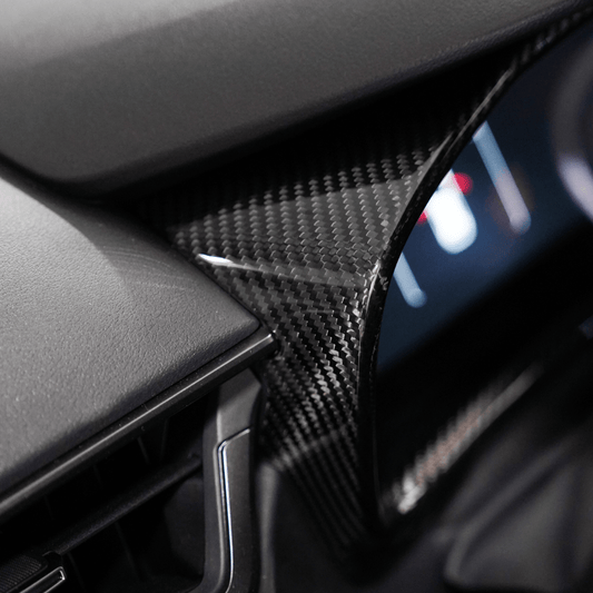 Toyota GR Corolla Carbon Fiber Instrument Cluster Frame Cover