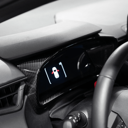Toyota GR Corolla Carbon Fiber Instrument Cluster Frame Cover
