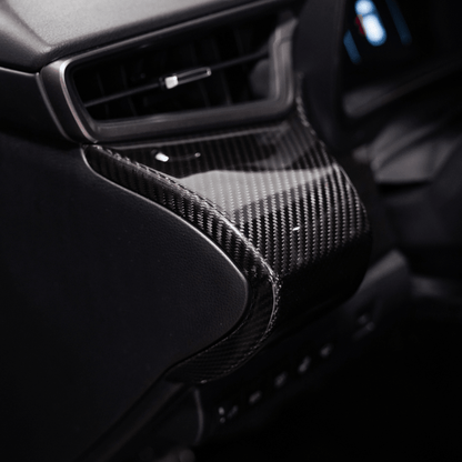 Toyota GR Corolla Carbon Fiber Driver Dash Trim Cover