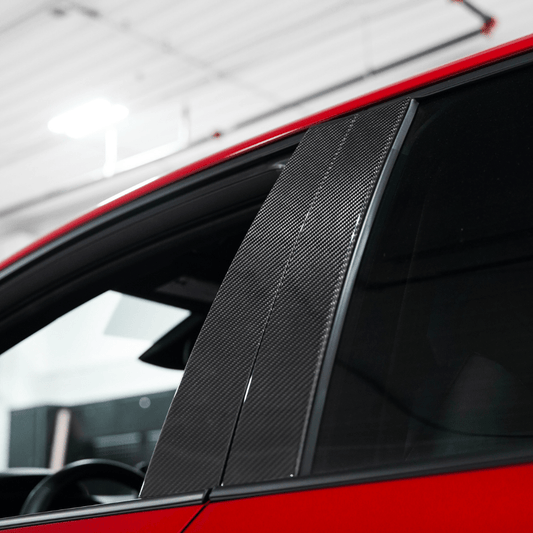 Toyota GR Corolla Carbon Fiber Exterior B-Pillar Covers