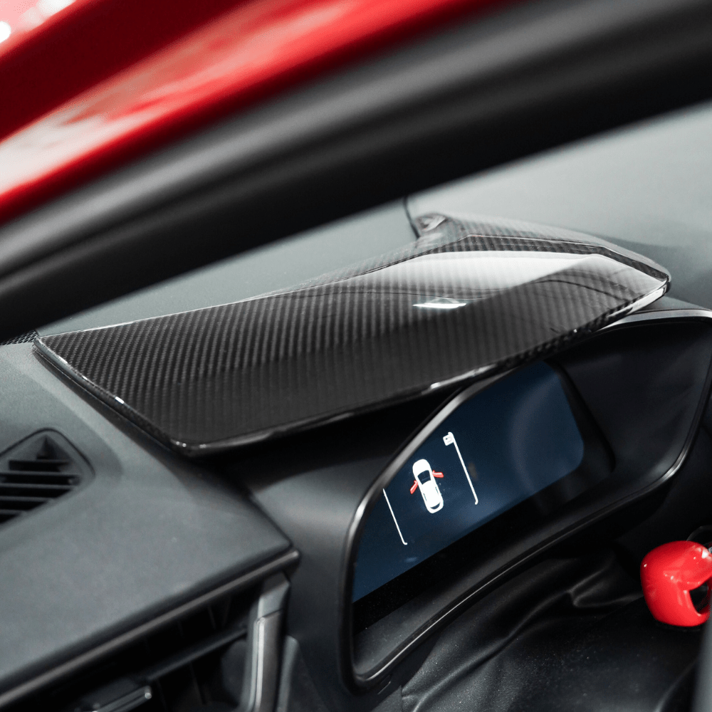 Toyota GR Corolla Carbon Fiber Dash Hood Cover