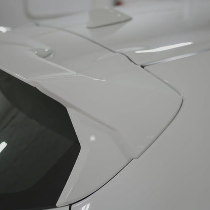 Toyota GR Corolla OEM Style Paint Matched/Gloss Black/Carbon Fiber Rear Spoiler
