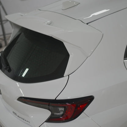 Toyota GR Corolla OEM Style Paint Matched/Gloss Black/Carbon Fiber Rear Spoiler
