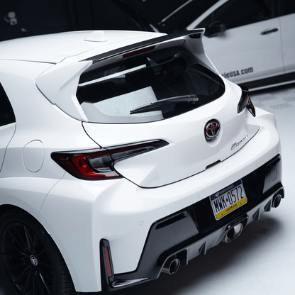 Toyota GR Corolla Paint Matched/Gloss Black/Carbon Fiber Spec D Rear Spoiler