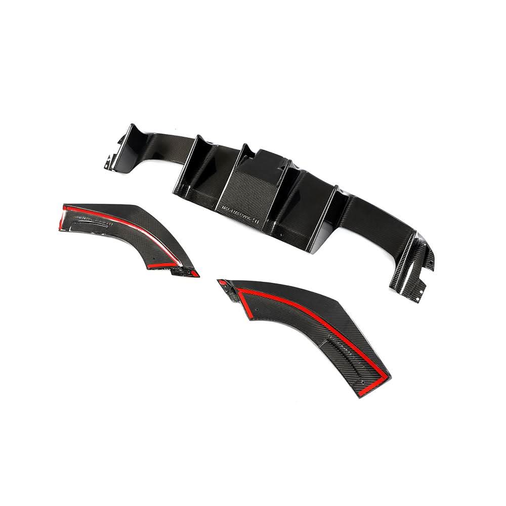 Carbon Fiber Rear Diffuser – BMW M2 F87 & M2 Competition (2016-2020) – Gloss Carbon Rear Aero
