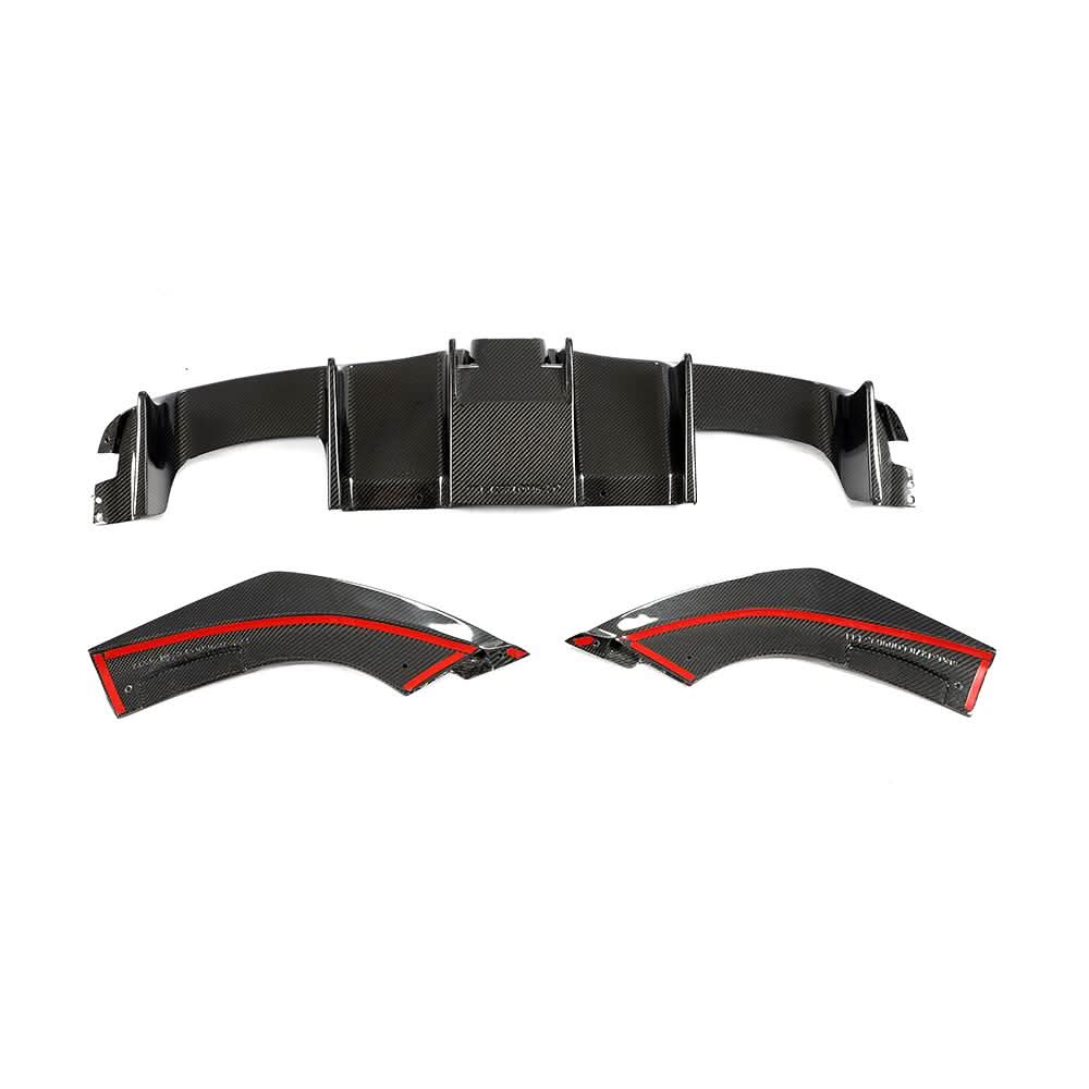Carbon Fiber Rear Diffuser – BMW M2 F87 & M2 Competition (2016-2020) – Gloss Carbon Rear Aero