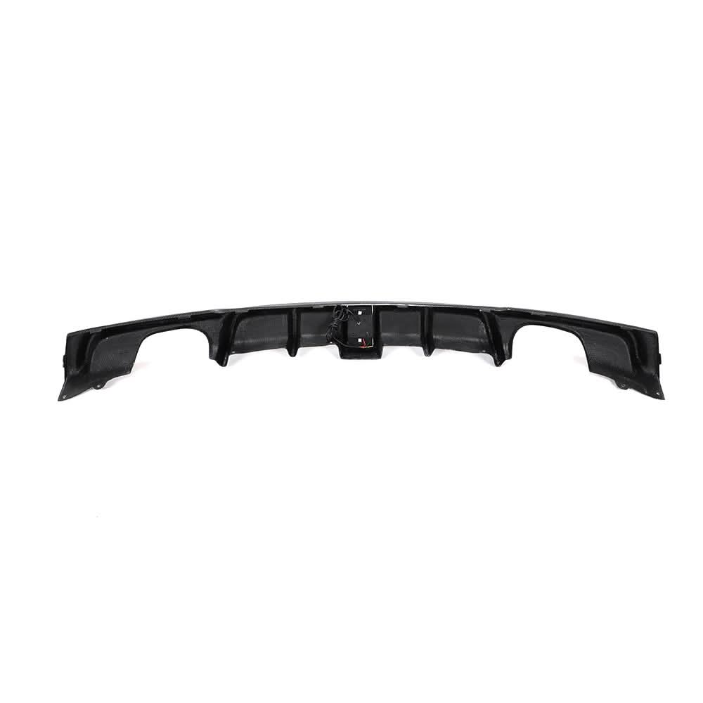 Carbon Fiber Rear Diffuser with LED Brake Light for BMW F30 & F31 M Sport (2013–2018)