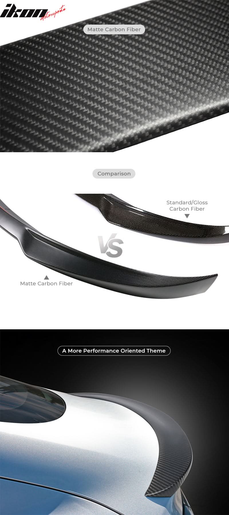2008-2014 Subaru Impreza WRX STI R205 Rear Lip Diffuser Carbon Fiber