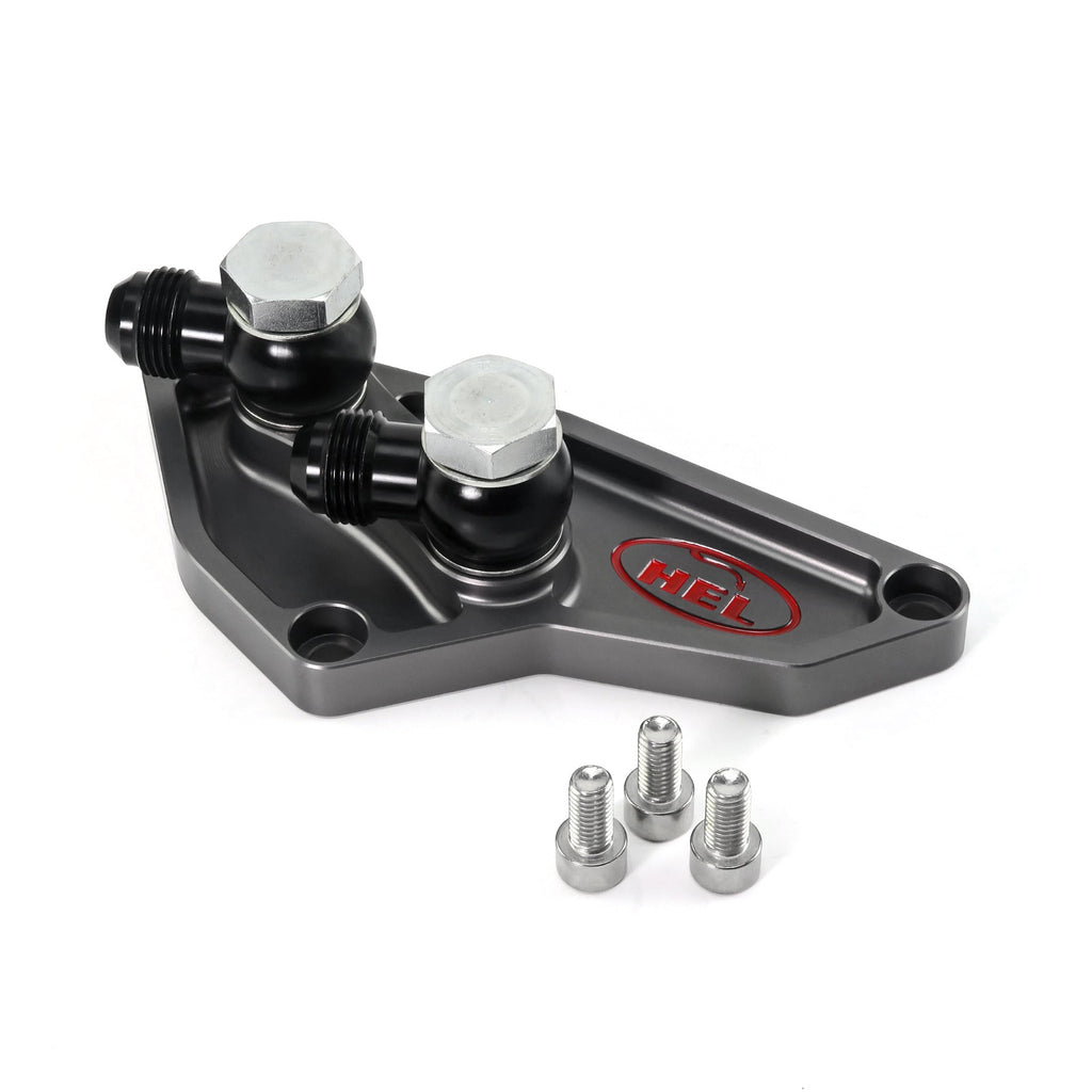 HEL Oil Cooler Engine Take Off Plate for BMW N20, N54 and N55 Engine | House of Apex - House of Apex
