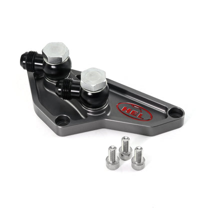 HEL Oil Cooler Engine Take Off Plate for BMW N20, N54 and N55 Engine | House of Apex - House of Apex