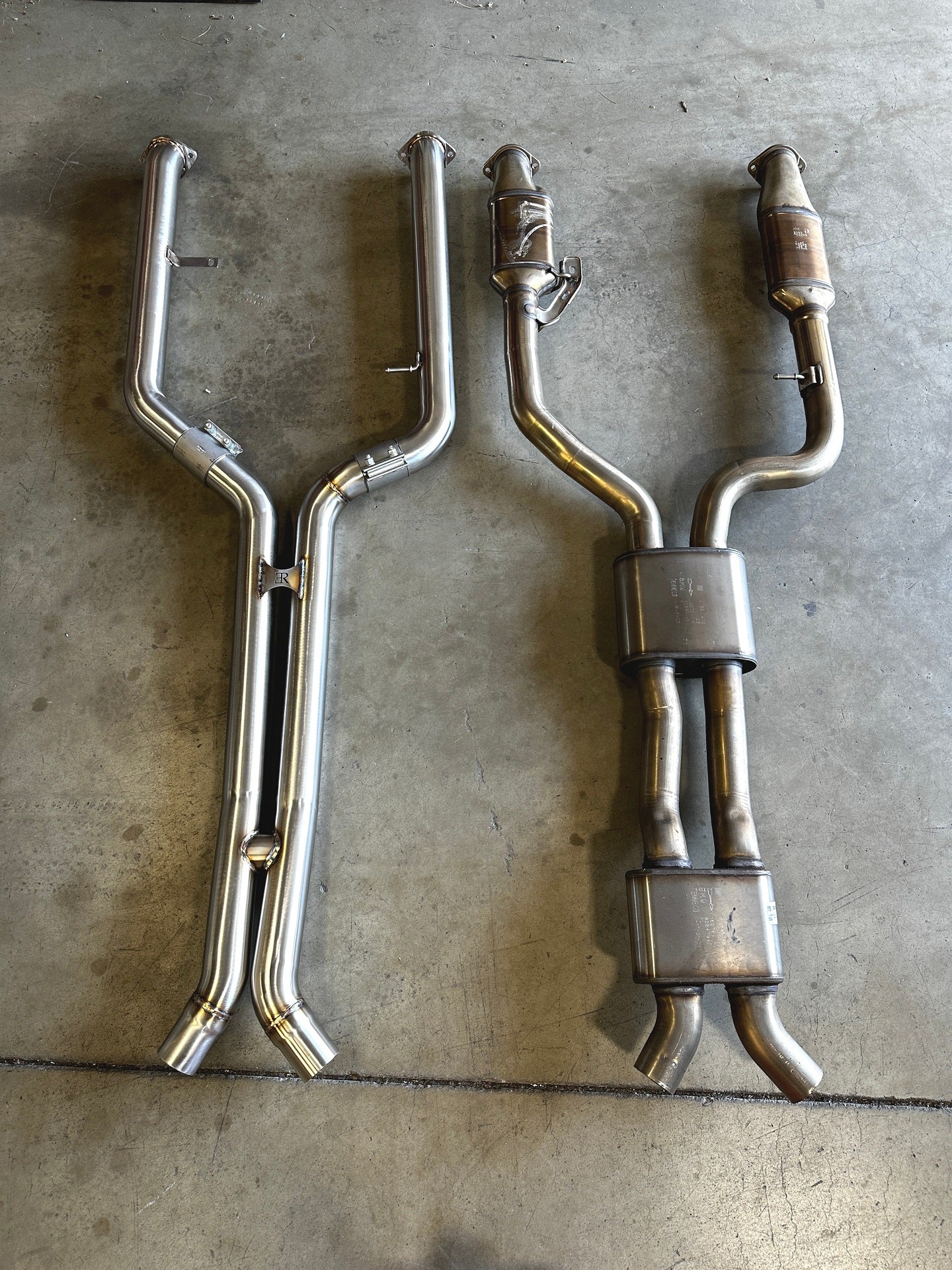 BMW G80/G82 M3/M4 S58 | Evolution Racewerks Sports Series Resonated Mid Pipes | House of Apex - House of Apex