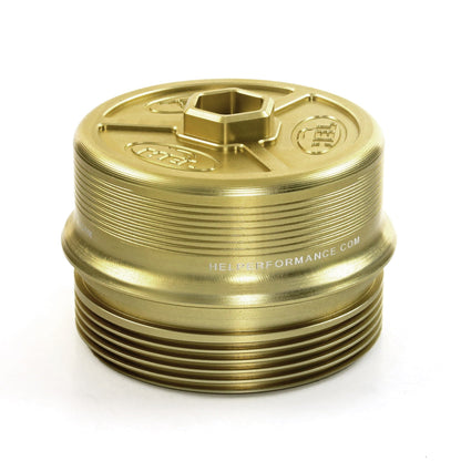 HEL Performance Solid Billet Aluminum Oil Filter Cap for BMW | House of Apex - House of Apex