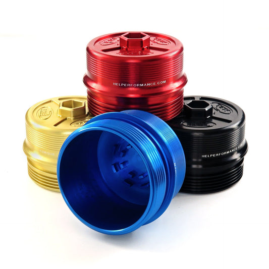 HEL Performance Solid Billet Aluminum Oil Filter Cap for BMW | House of Apex - House of Apex