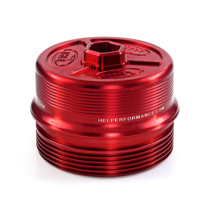 HEL Performance Solid Billet Aluminum Oil Filter Cap for BMW | House of Apex - House of Apex