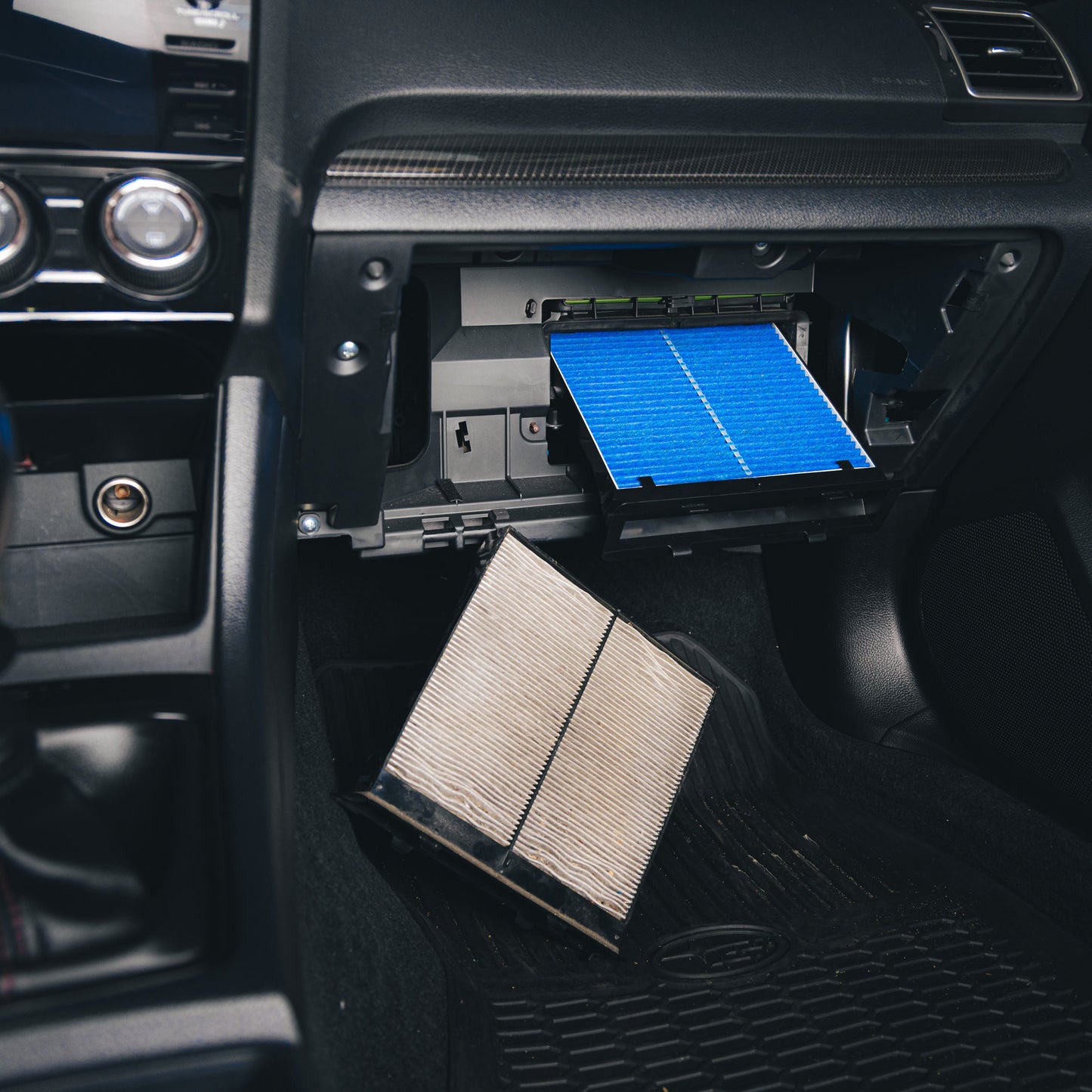 OVERTAKE Micro Carbon Cabin Air Filter - Subaru 2002-2007 WRX, 2004-2007 STI