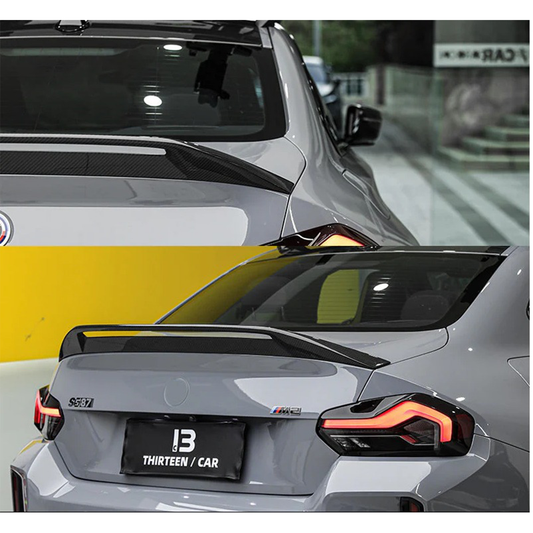 Pre-Preg Carbon Fiber AD Style Rear Trunk Spoiler for BMW G87 M2
