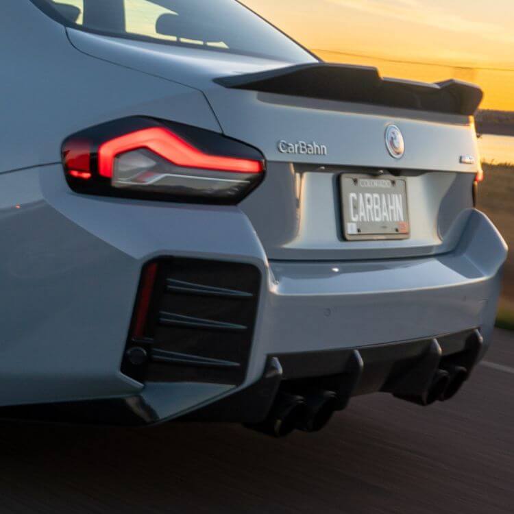 BMW G87 M2 Carbon Fiber Rear Bumper Vent Inserts (Set of 2)