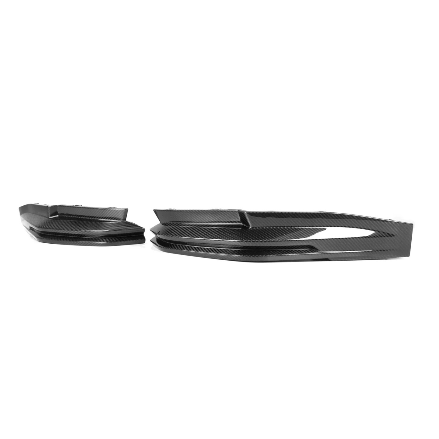 Carbon Fiber Rear Corner Side Canards V2 for BMW G80 M3/G82 M4