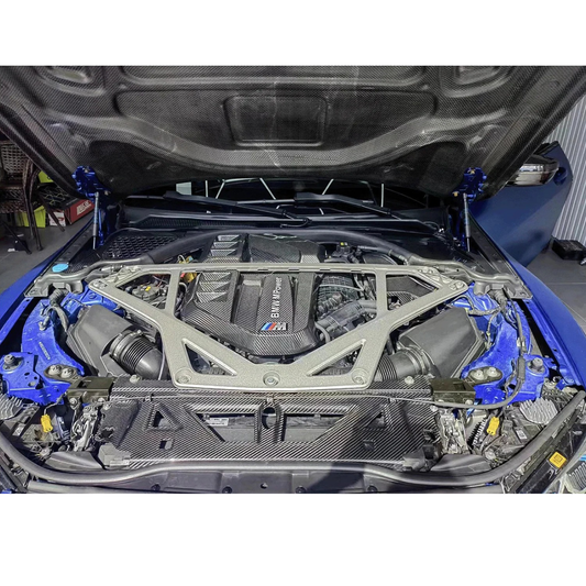 Forged Carbon Fiber Engine Bay Cover Kit for BMW G80 M3/G82 M4