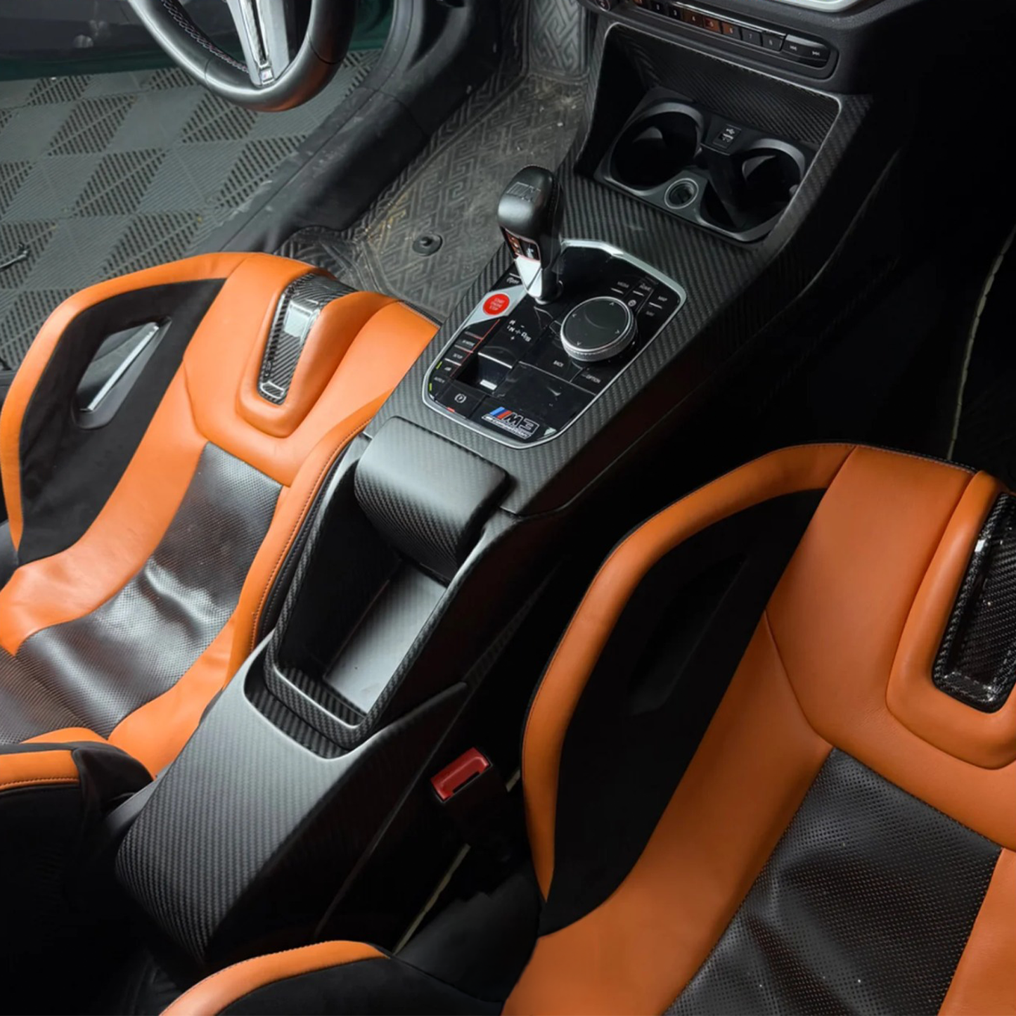Carbon Fiber CSL Style Center Console Control Panel for BMW G80 M3/G82 M4/G87 M2