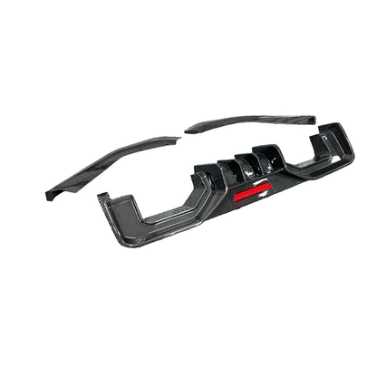 Carbon Fiber AD Style Rear Diffuser w/ LED Light for BMW G80 M3/G82 M4