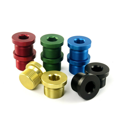 Solid Billet Aluminium Oil Thermostat Housing Plugs for BMW N54 N55 S55 M2 M3 M4 | House of Apex - House of Apex