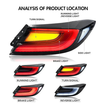 NTXGlow Smoked LED Tail Lights (2021-2025 Toyota GR86/BRZ)