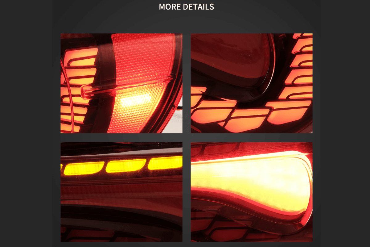 Scion FR-S Subaru BRZ Toyota 86 GT86 FT86 GTS Style LED Tail Lights (2012-2020)