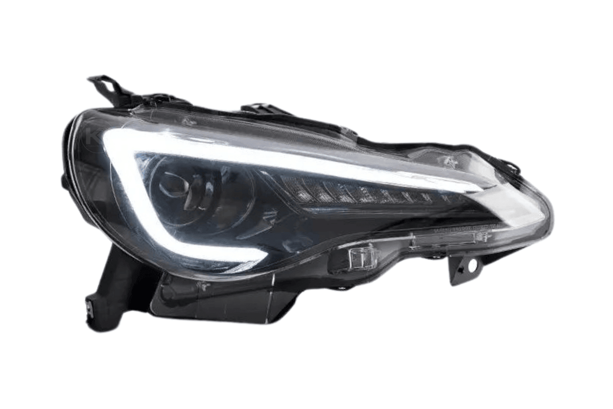 Scion FR-S Subaru BRZ Toyota GT86 1st Gen (ZN6/ZC6) Black Dual Beam Projector Headlights (2012-2021)