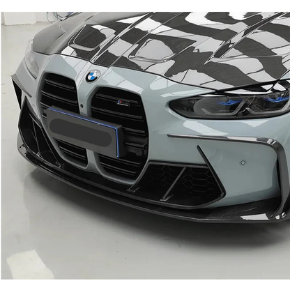 Prepreg Carbon Fiber PT Style Front Bumper Trim for BMW G80 M3/G82 M4
