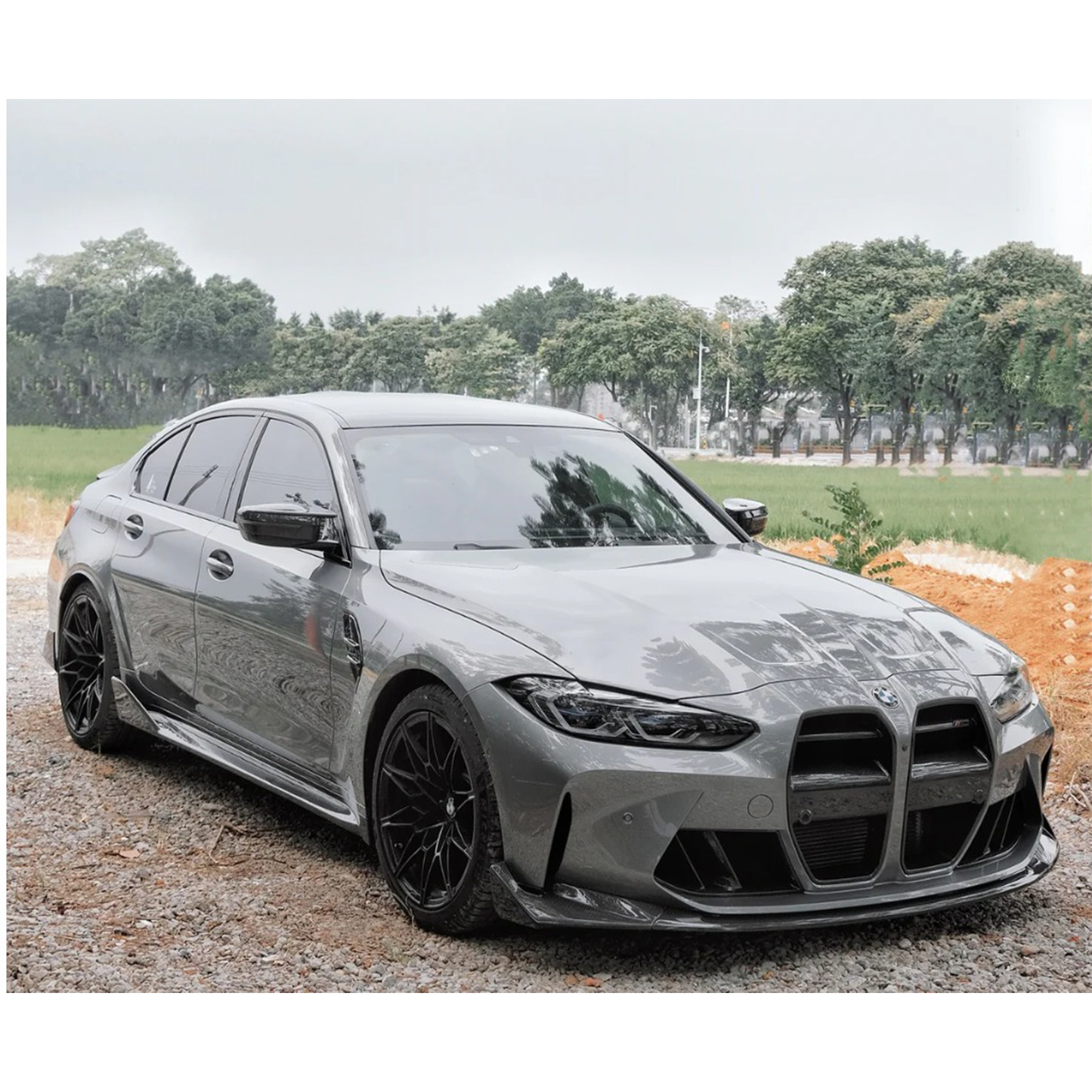 Dry Carbon Fiber CSL Style Front Lip for BMW G80 M3/G82 M4