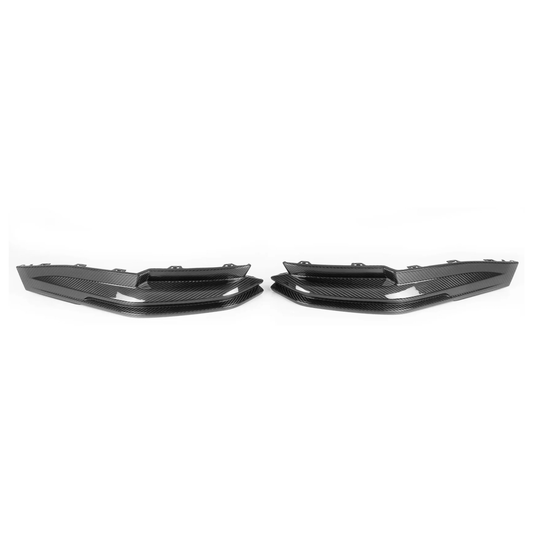 Carbon Fiber Rear Corner Side Canards V2 for BMW G80 M3/G82 M4