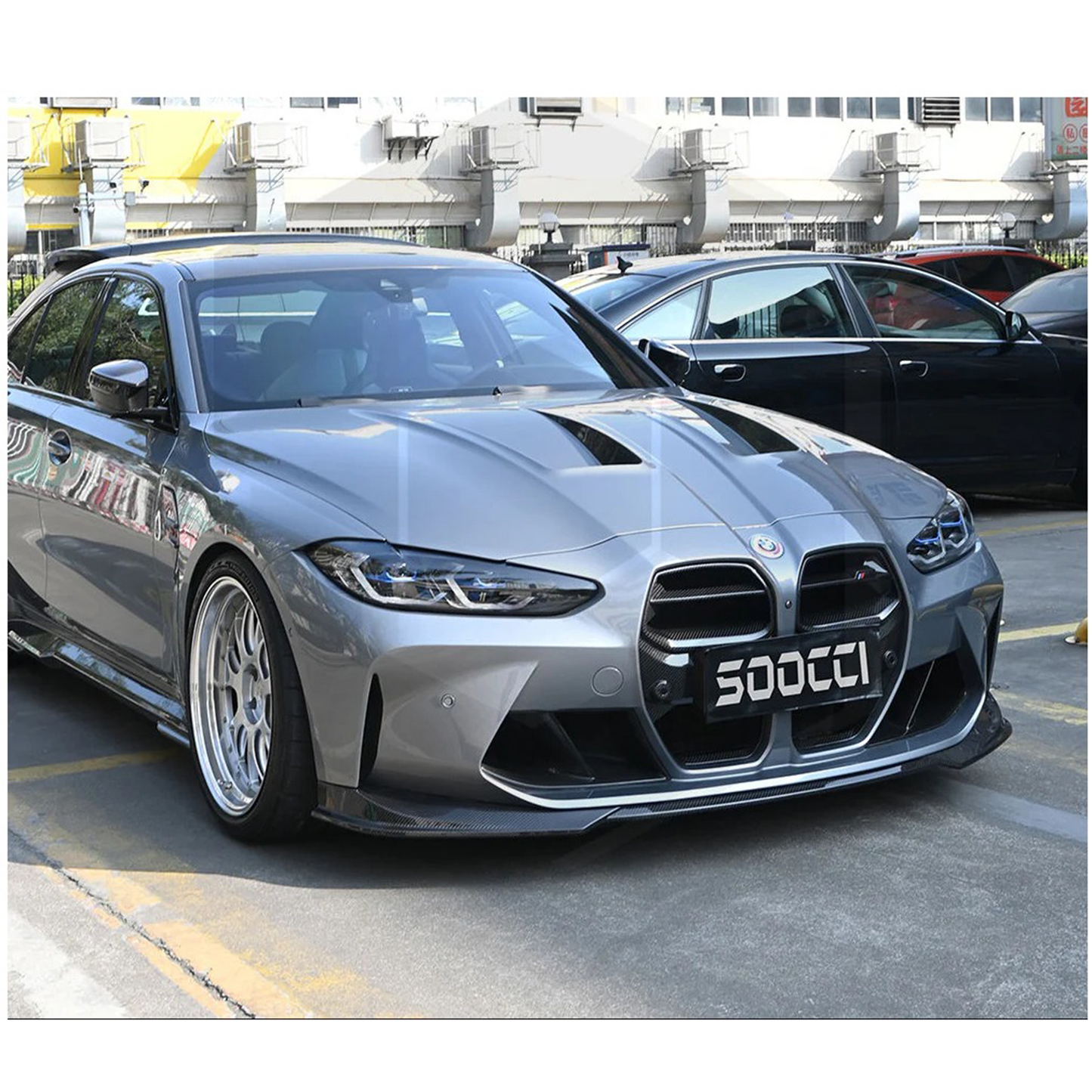 Carbon Fiber N Style Front Lip for BMW G80 M3/G82 M4
