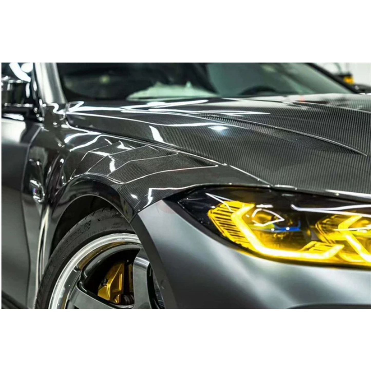 Carbon Fiber Front Vented Fenders for BMW G80 M3/G82 M4