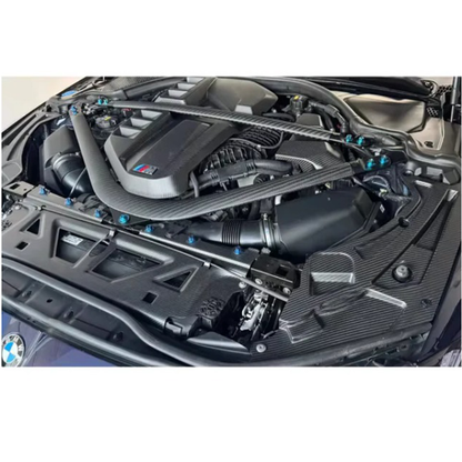 Dry Carbon Fiber Full Engine Bay Cover Kit for BMW G80 M3/G82 M4