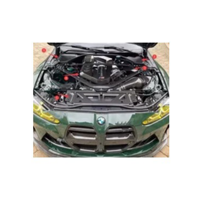 Dry Carbon Fiber Cooling Shroud Cover for BMW G80 M3/G82 M4