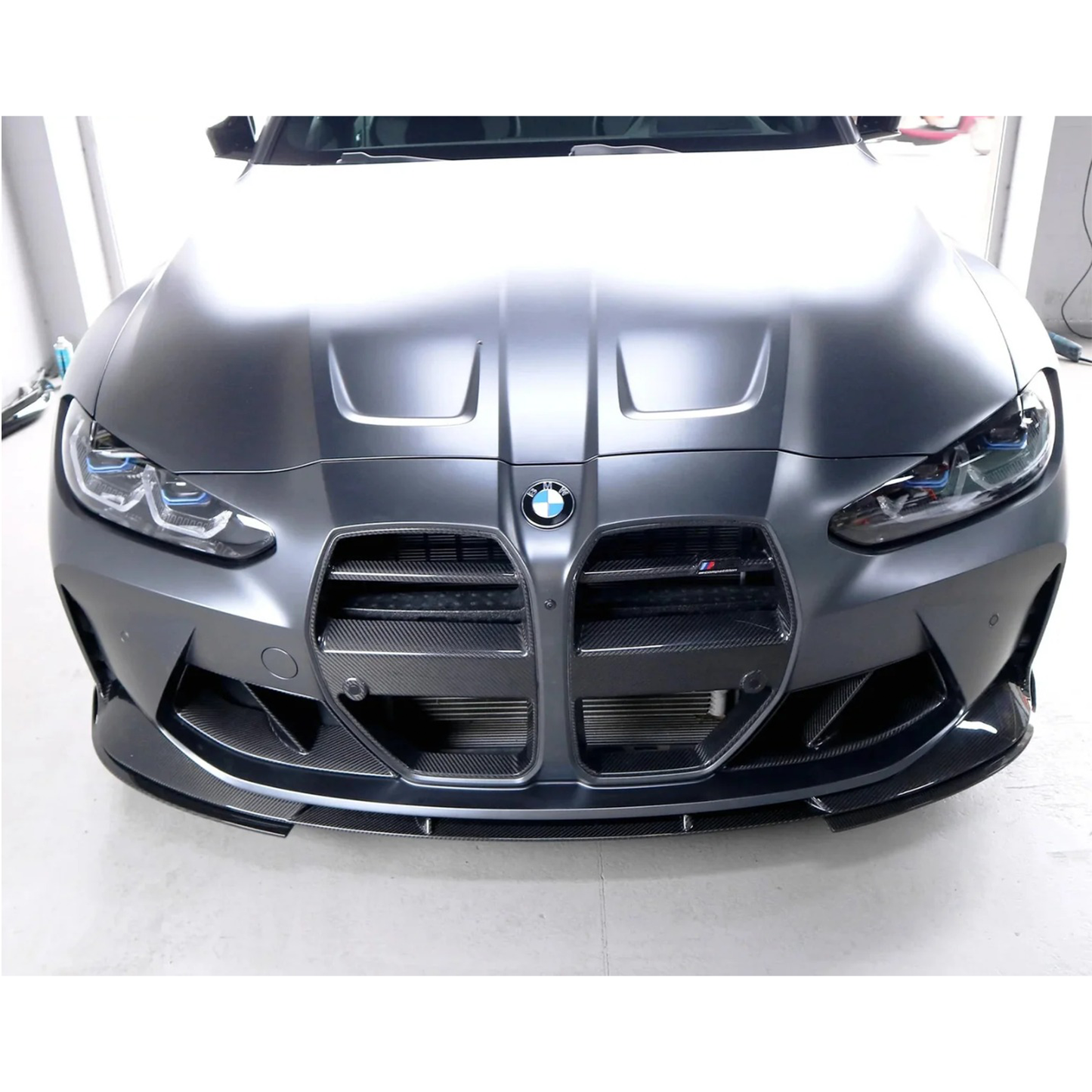 Dry Carbon Fiber Front Lip (OEM Mount) for BMW G80 M3/G82 M4